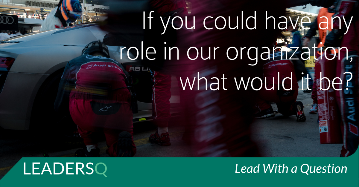 If You Could Have Any Role in Your Organization, What Would It Be?